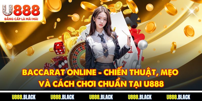 Baccarat online - Chiến thuật, mẹo và cách chơi chuẩn tại U888
