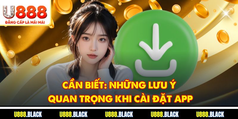 Các điểm quan trọng khi cài đặt ứng dụng